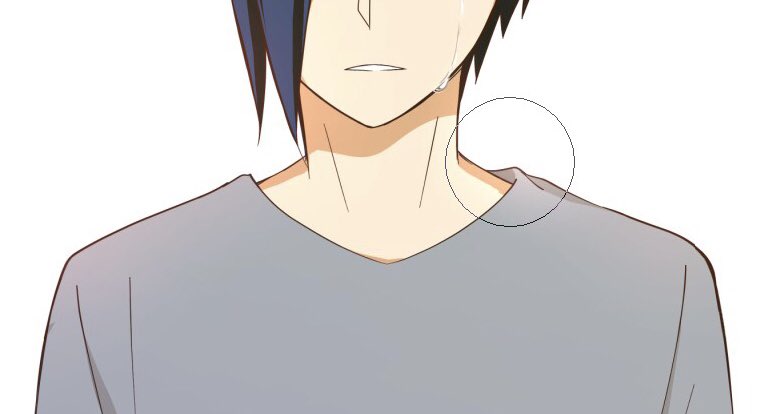 「仕上げ作業🎨
最近昼夜が大逆転しててヤバいから今日はこれ終わったら寝る!おやす」|空木かける@16巻発売中のイラスト