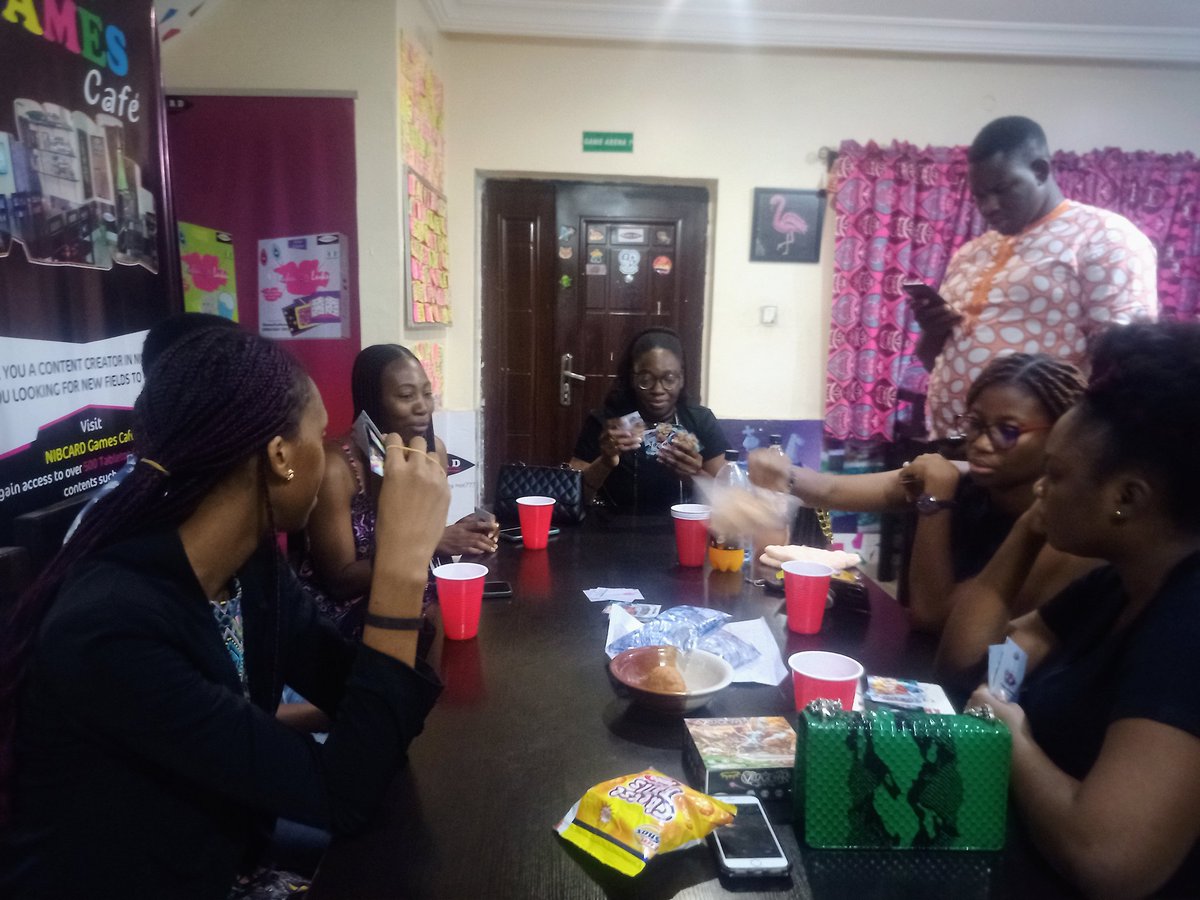 nibcardgames's tweet photo. Yesterday at #PlaytestTuesday, all 3 #VillageWar game series prototypes were played.

It was personal and a beautiful one. 

Village War: The Calamity
Village War: The Artefacts
Village War: The Resources

#NIBCARDGames #MadeinNigeria #Boardgames Igbo fantasy #Igbo Chess Ludo https://t.co/XhXFonCc9v