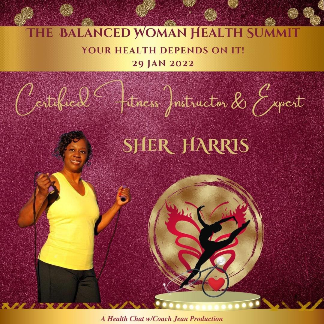 chat_coach's tweet photo. Think you don’t have time to exercise?  This Saturday, January 29th @ The Balanced Woman Health Summit, at 71-years young Ms. Sher Harris is going to show us that we DO have time right from where we’re SITTING!  Register NOW @ https://t.co/U5XLTUdhme https://t.co/CxCdGPtvCa