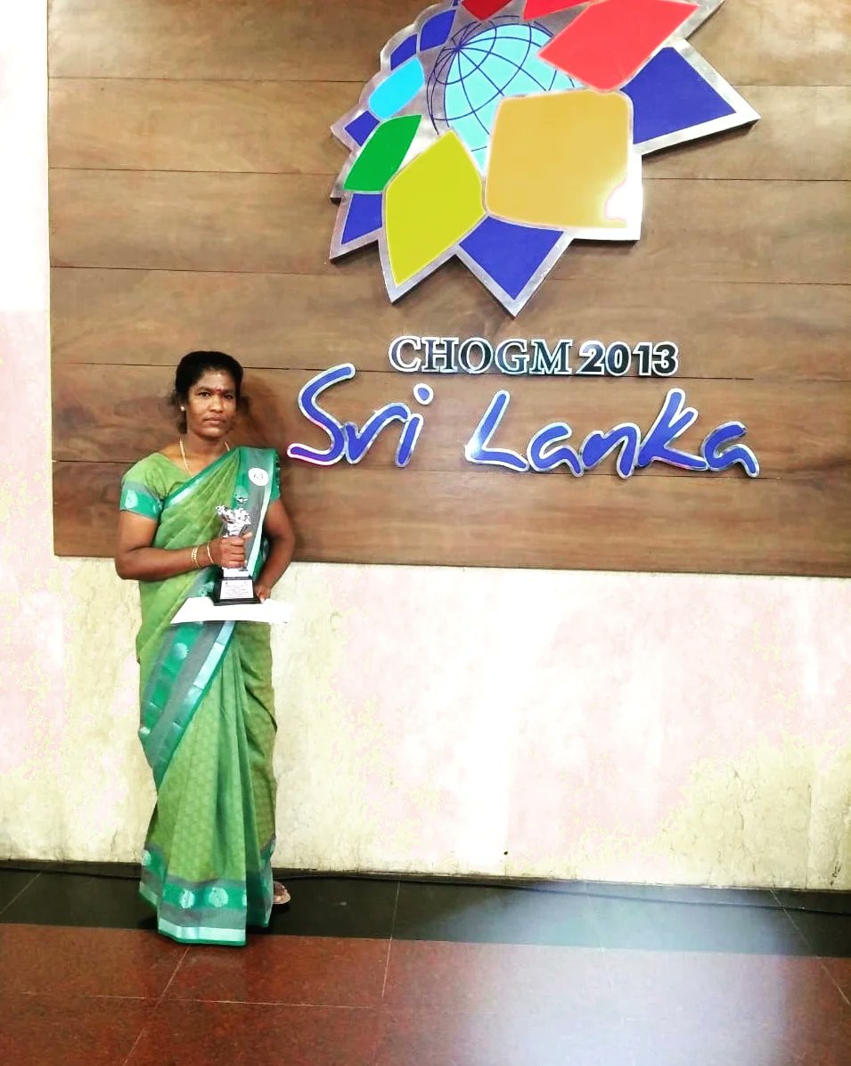 ShopOlai's tweet photo. Emilthiresha Kectorjoe, a 49-year-old artisan from Vavuniya Sri Lanka has won first place in the Presidential Handcrafts Award - 2021 in the Palmyra handcrafts category. 🥳

We are proud to celebrate this skillfully lady's success Today🎉, who plays a supplier role in Olai. https://t.co/0Rfd644Ufj
