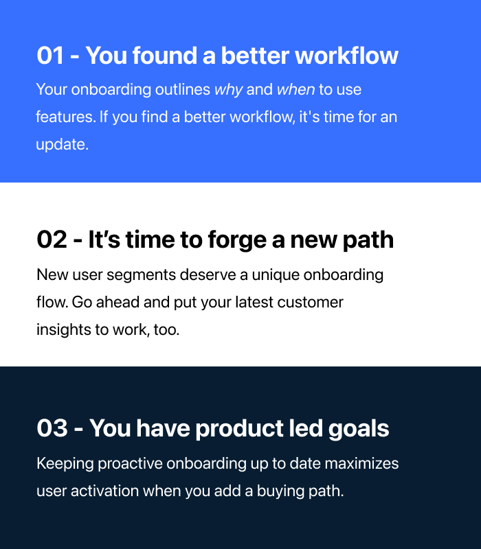 trybento_co's tweet photo. 🌉Customer onboarding is the bridge between the hopes-and-dreams that your customers buy (your marketing) and the value they get (your product). 

If those are changing, so should the bridge that connects. So when *should* you iterate on #onboarding?

https://t.co/wTgJZrVPeB https://t.co/OZtJZjH2uI