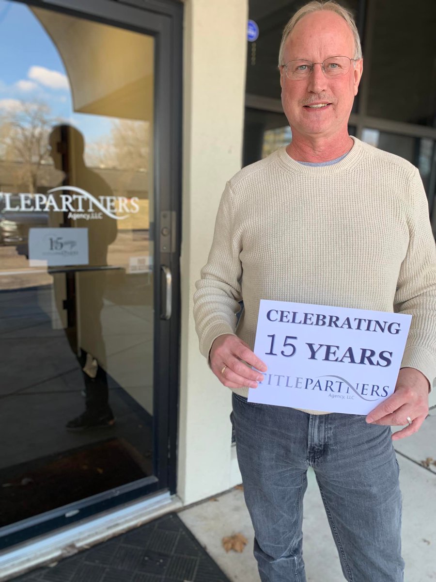 TitlePartnersMo's tweet photo. Congratulations to Title Partners Agency - Corporate Office Policy Department’s TIM EPPLER on celebrating his 15 Year Anniversary with TPA this month!
Congratulations Tim!!
#titlepartners #customclosings #nationwideconstructiondisbursing
#topworkplaces2021 https://t.co/nldd2EIeQe