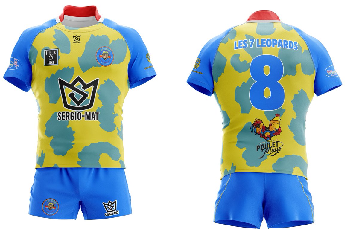 Sergio_Mat21's tweet photo. #Rugby 💥💥La team #SERGIOMAT est ravie de vous présenter le nouveau maillot de @Les7Leopards une équipe associative de rugby à 7
Vous pouvez le retrouver déjà commander leur boutique en ligne avec d'autres articles sur 📲�� 7j/7, 24h/24 en cliquant ici 👇
https://t.co/76jcE4Trs0 https://t.co/tYokWbAOEw