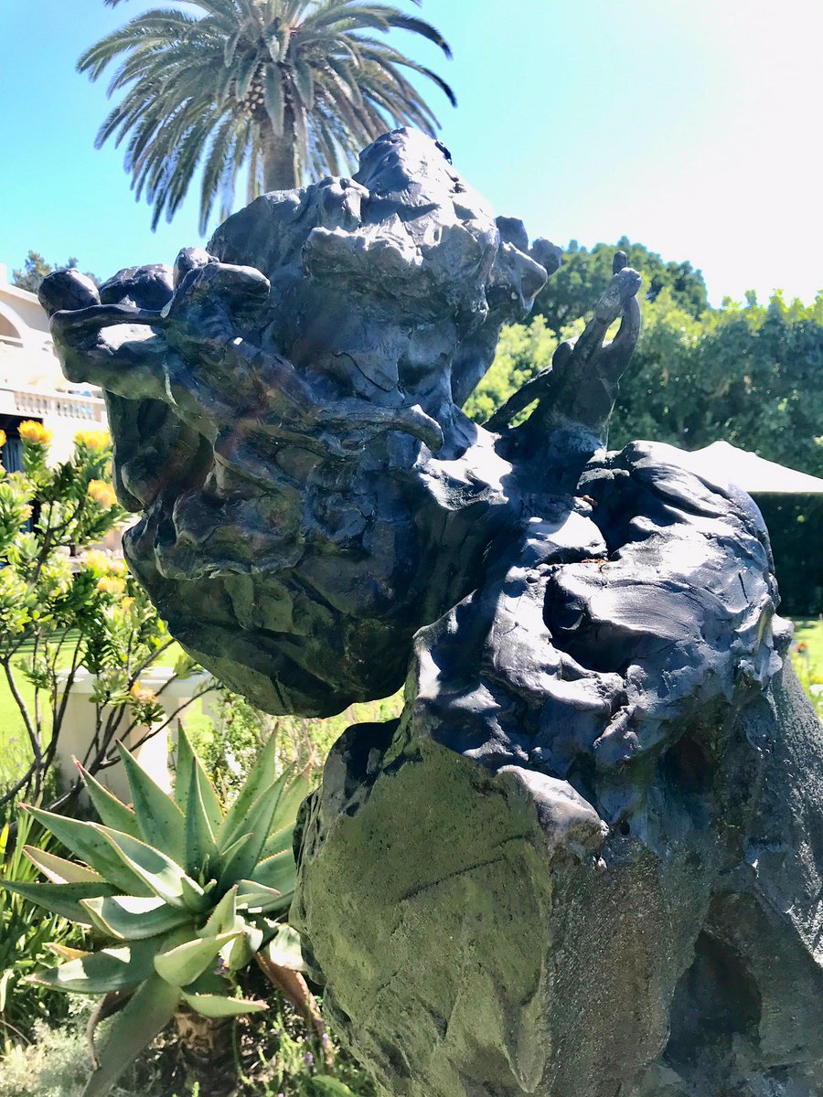 EllermanHouse's tweet photo. Take a stroll in our garden on a beautiful day, discovering extraordinary sculptures that form part of our contemporary collection. Trance 1 by famous artist Dylan Lewis is our latest addition to the garden.
#OnlyEllerman #EllermanArt #EllermanHouse https://t.co/yejcACdaYj