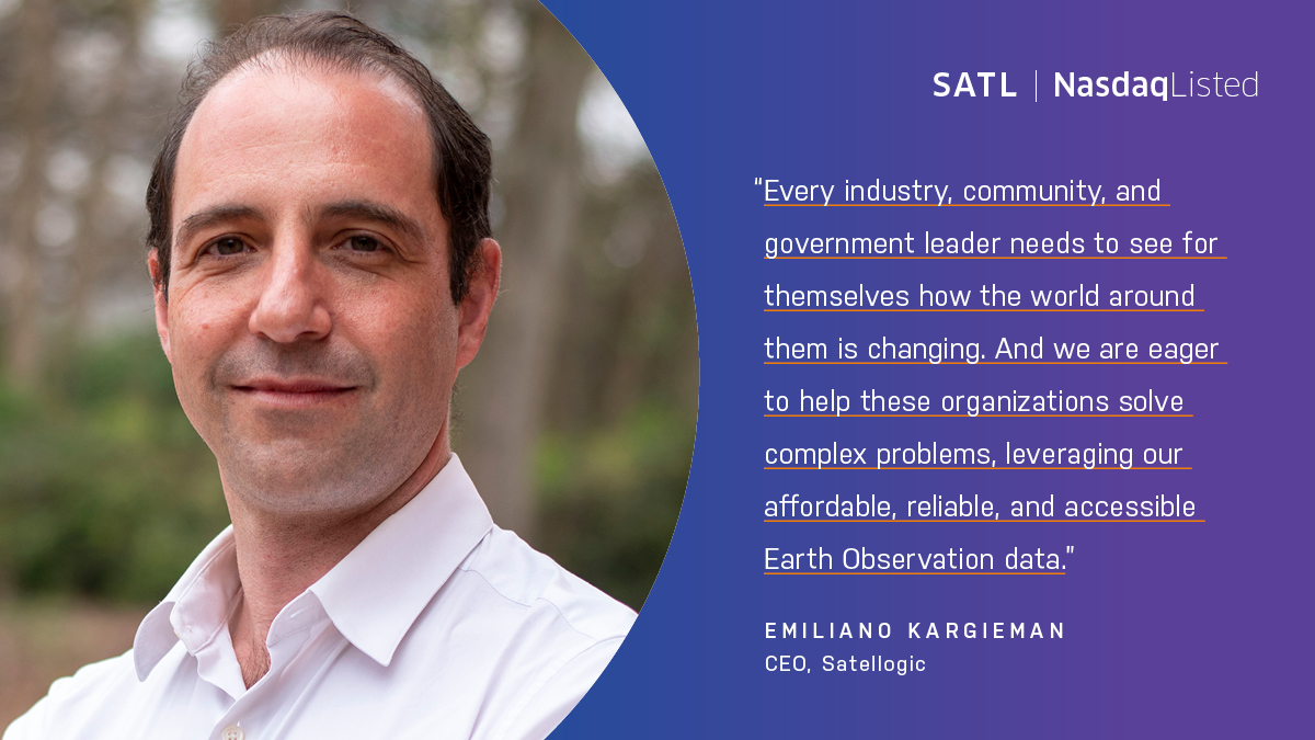 Welcoming <a href="/satellogic/">Satellogic</a> to the <a href="/Nasdaq/">Nasdaq</a> family!  🛰

$SATL is on a mission to build an accurate picture of our world and the many forces that reshape it every day to help today's organizations within the global market stay competitive and lead at the pace of change. 🌎 #NasdaqListed