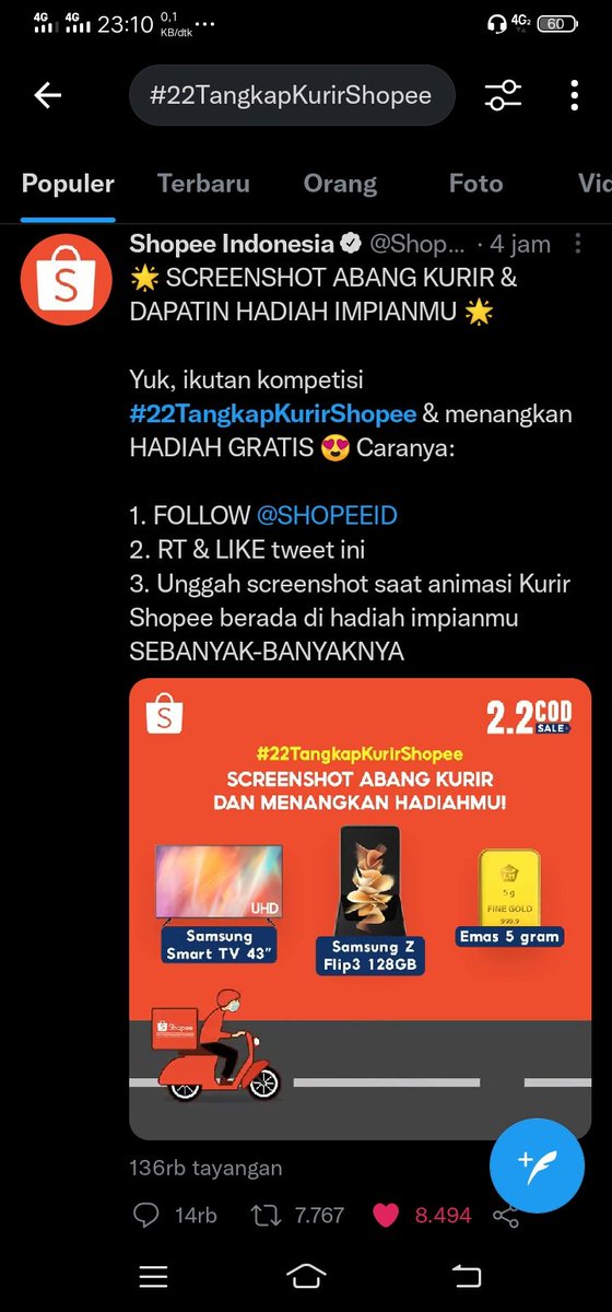 priiakesepian's tweet photo. @ShopeeID Mauu #ShopeekasihSmartTV https://t.co/LSwvQVvsSj