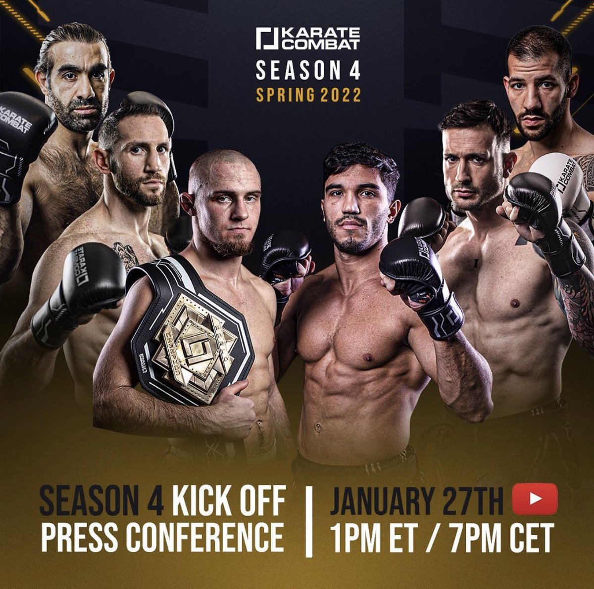 DeCastanedaigor's tweet photo. 🥋 La temporada 4 se acerca ✊☝️ Sigue en directo este jueves 27 de Enero la conferencia de prensa 📺 1 PM ET / 7 PM CET ( YouTube Live ) 👊
🥋 Season 4 is coming join us on the 27th of January 👊
#karate #karatecombat #martialarts #newseason #budo #mma https://t.co/47vOSrWjpe