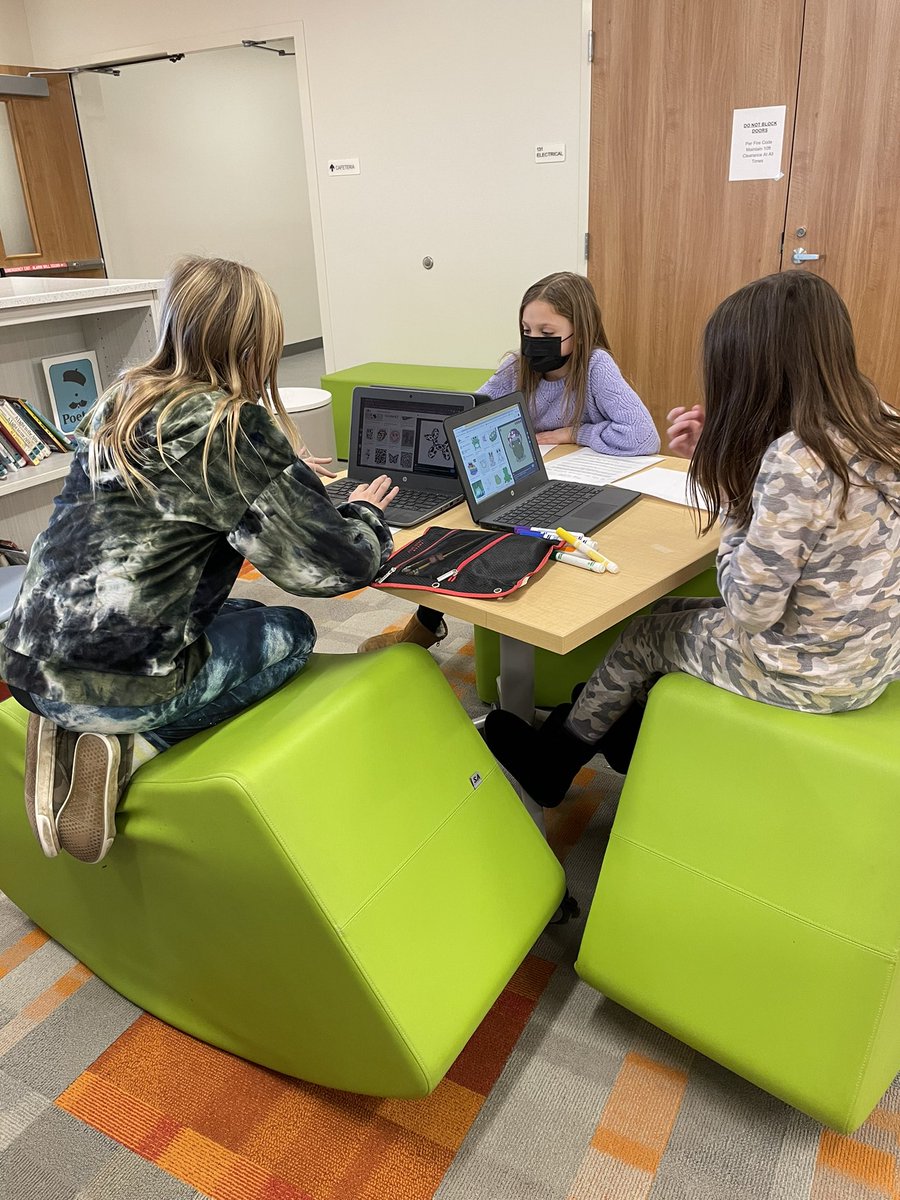 Fourth graders having a lot of fun together during indoor recess! It thaws my ❤️ on this freezing cold day! #cfChooseCourage