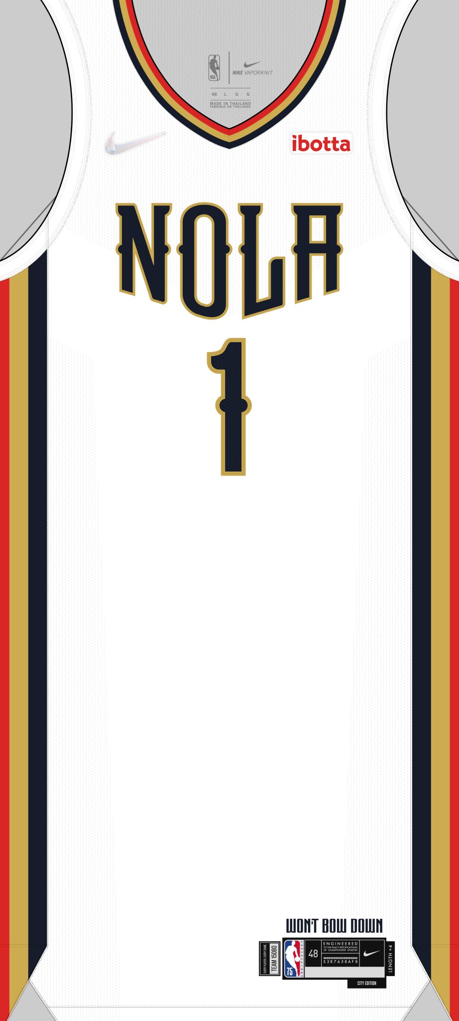 New Orleans Pelicans 2021-2022 City Jersey