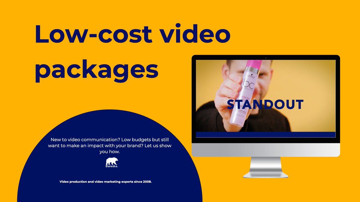 Grasp your audiences' attention and generate qualified leads with a low-cost video package. Simple! 

Enquire here:
bareska.com/low-cost-video…

#sales #salesvideos #VideoMarketing #videoproduction