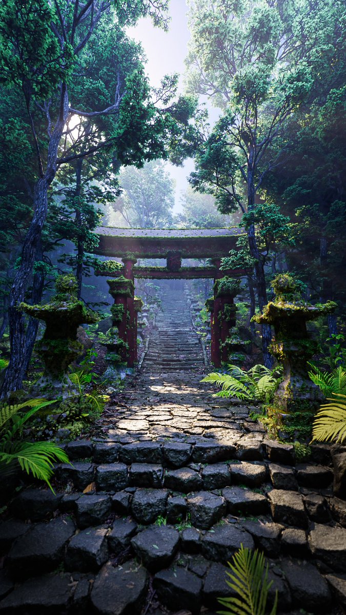 Rainforest Ruins 
artstation.com/artwork/14bAEL
#OctaneRender #cinema4d