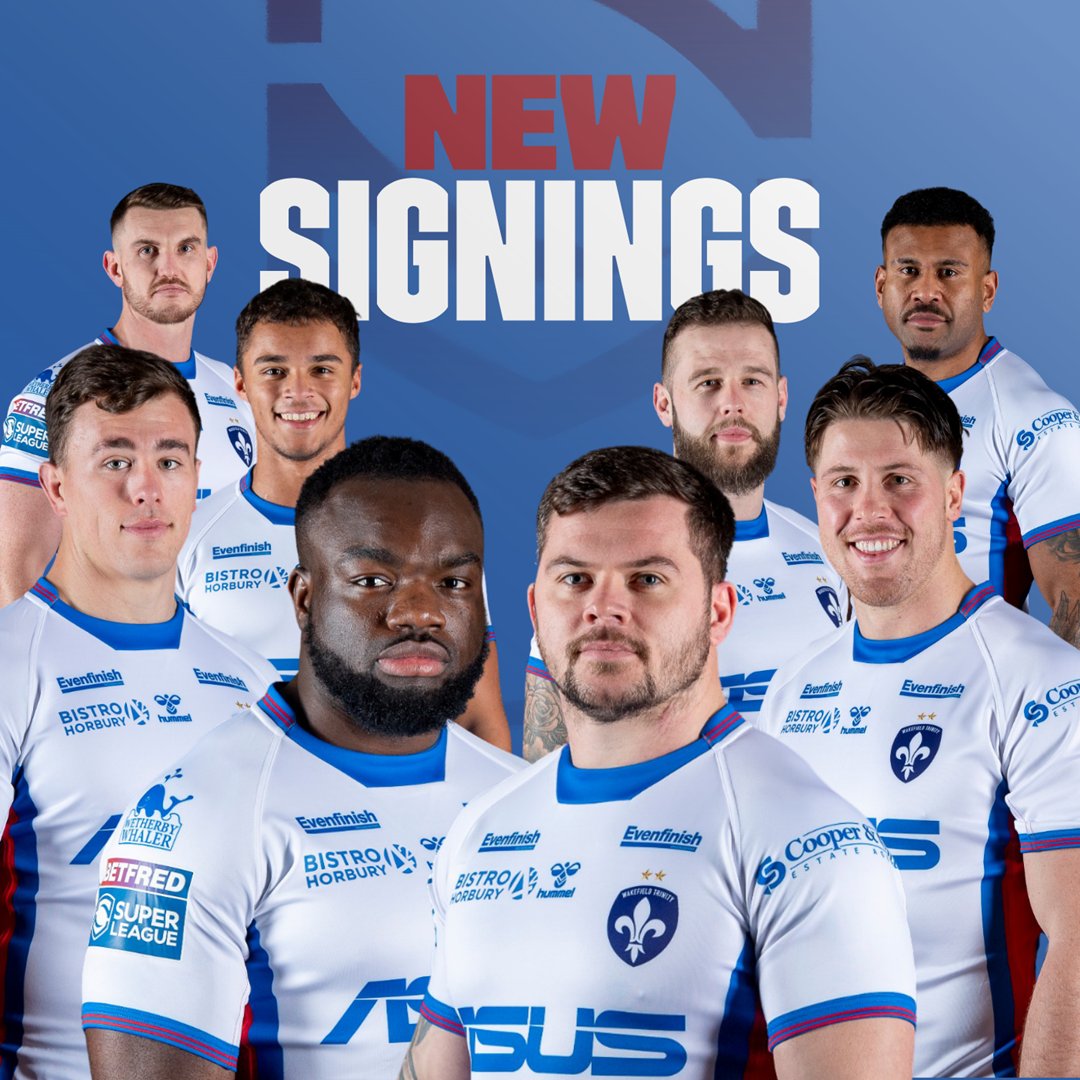 My 14th year on the mic at @WTrinityRL begins with the visit of @hullfcofficial on Sunday 13th February in round one of @SuperLeague 2022, and I can’t wait to see these new signings take to the field 👍🏻🏉 