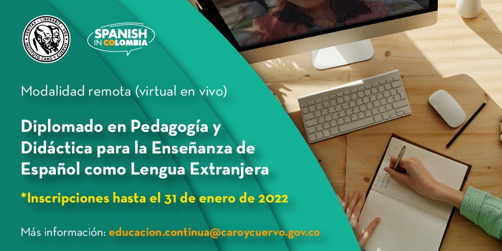 SpanishinCO's tweet photo. #DiplomadoELE #ModalidadRemota
🚨Últimos días de inscripciones🚨
☝🏻No dejes pasar esta oportunidad y anímate a tomar nuestro Diplomado en Pedagogía y Didáctica para la Enseñanza de Español como Lengua Extranjera en modalidad remota (virtual en vivo). 👩💻
👇 https://t.co/vbTkmbwWhI