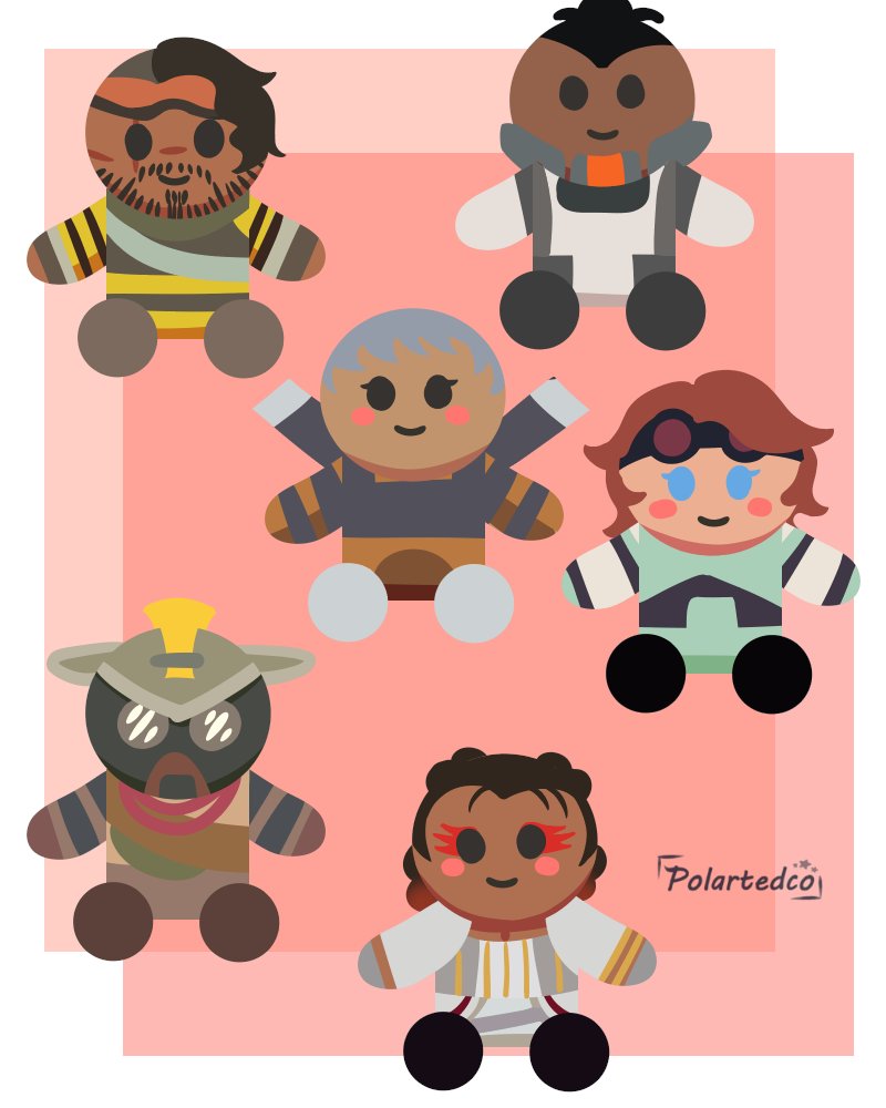 PolartedCo's tweet photo. Some simple plushie design collection

#ApexLegends #ApexLegendsFanart https://t.co/4LcKyFUkXQ