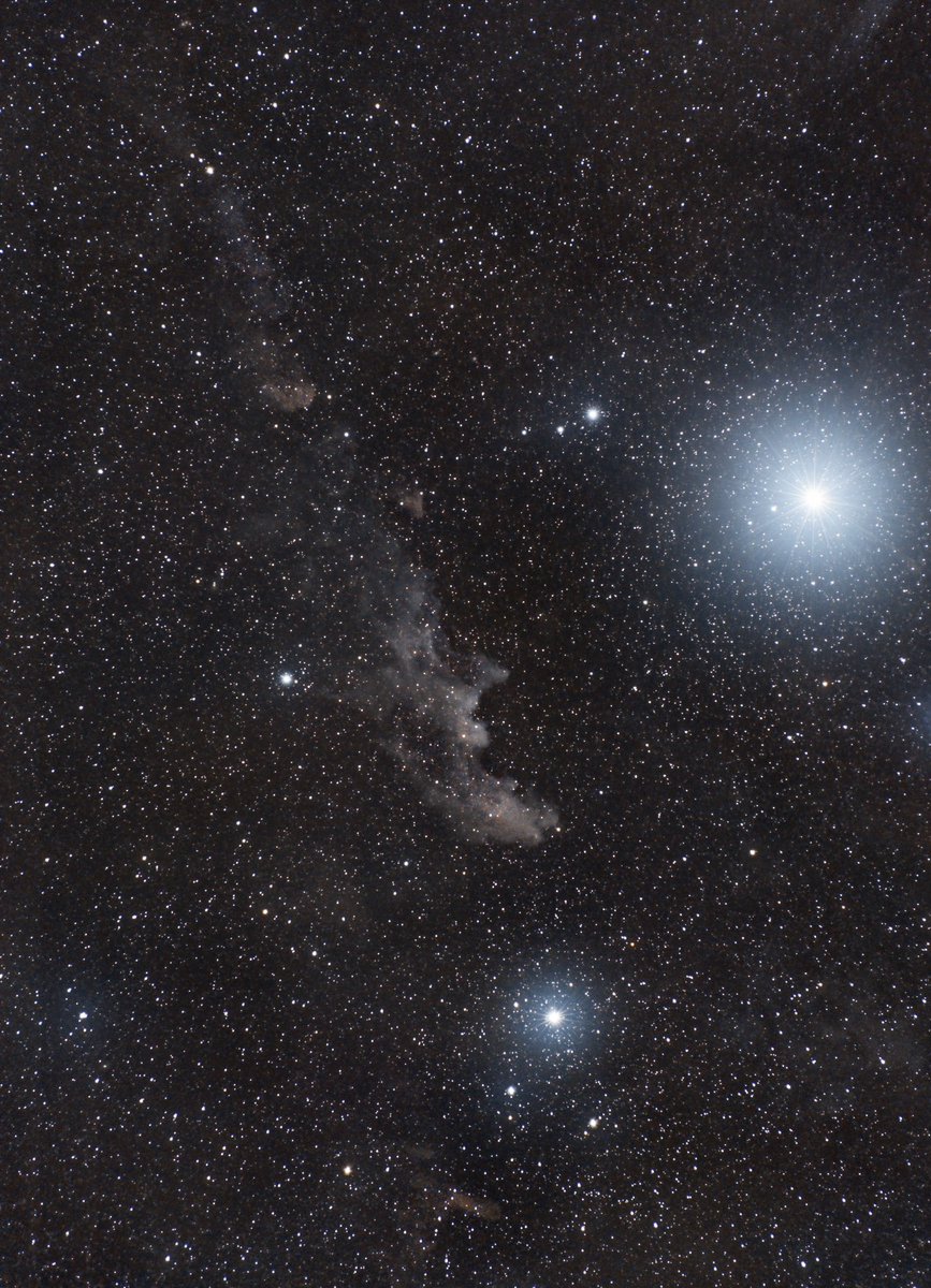 Nebulosa Cabeza de Bruja IC(2118) y la estrella Rigel desde cielos extremeños. #cielosESA <a href="/esa_es/">ESA España</a>