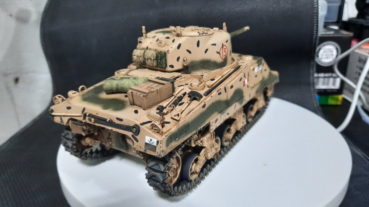 Finished my 23rd Armoured Bde, 2nd Dragoons Sherman. A fun, quick project over the christmas/new year. <a href="/TamiyaUSA/">Tamiya America, Inc.</a> 1:35 M4 early