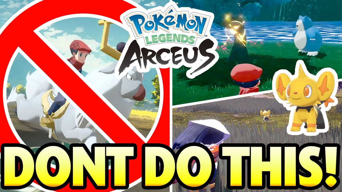 aDrive_tK's tweet photo. EVERYTHING you NEED TO KNOW BEFORE you Start Pokemon Legends Arceus!

If there is one video of mine you watch it should be this one! A pretty spoiler free guide on how to get the most out of your experience in Hisui!

#PokemonLEGENDS 

➡️https://t.co/C7oJumR39R

RTs appreciated! https://t.co/AmC5XZdaKB