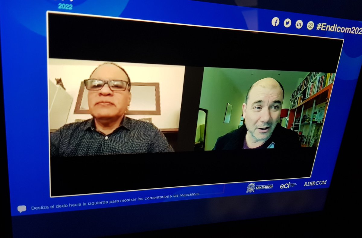 elsacasas's tweet image. .@abelsantibanez y @paulcapriotti en #Endicom2022 @endicomperu #ComDig #DirCom #ComPol