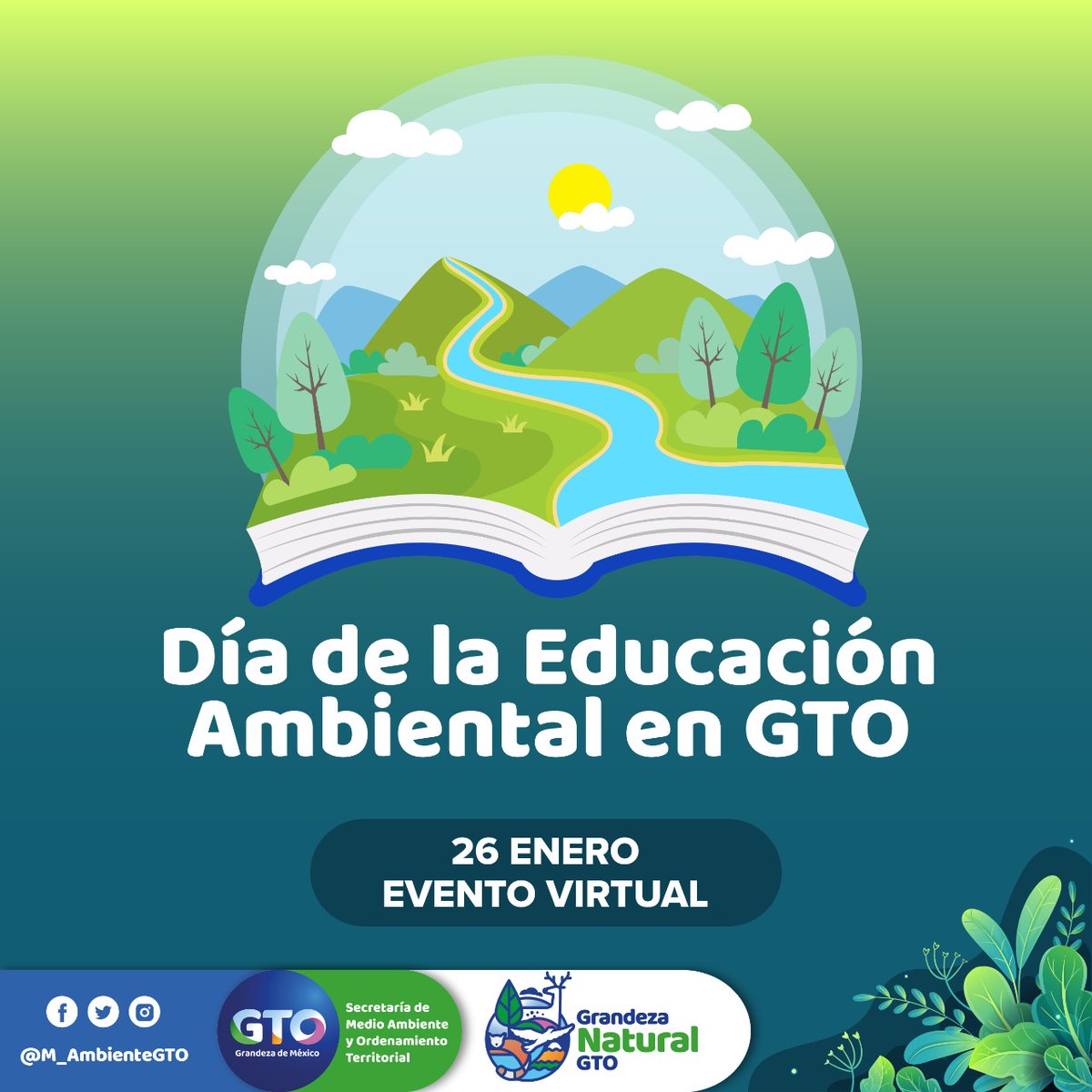 aguagobgente's tweet photo. #LíderAquí | Conmemoremos juntos el #DiadelaEducacionAmbiental en Guanajuato🥳🌎🙌🏾
Participa en la feria ambiental virtual organizada por las y los Promotores de la Educación Ambiental.😉💻👨🏾🦱👩🏾🦰
📲📋¡No olvides registrarte! https://t.co/CsWeQ3gXEU
#GTOSustentable https://t.co/SW4ztzYIuh