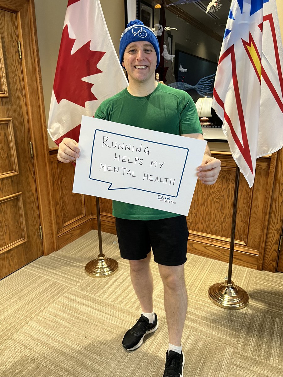 Today is #BellLetsTalk day!

I started my day with a run for my mental health. It's always important, but we know the pandemic has affected our mental health - so let's keep doing what we can to support it, and always be kind. 

gov.nl.ca/hcs/mentalheal…