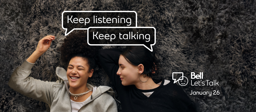 Here are 5 simple ways to end the stigma and start a conversation:

1) Language matters
2) Educate yourself
3) Be kind
4) Listen and ask
5) Talk about it

Each time you tweet and retweet using #BellLetsTalk Bell will donate 5¢ towards mental health initiatives.