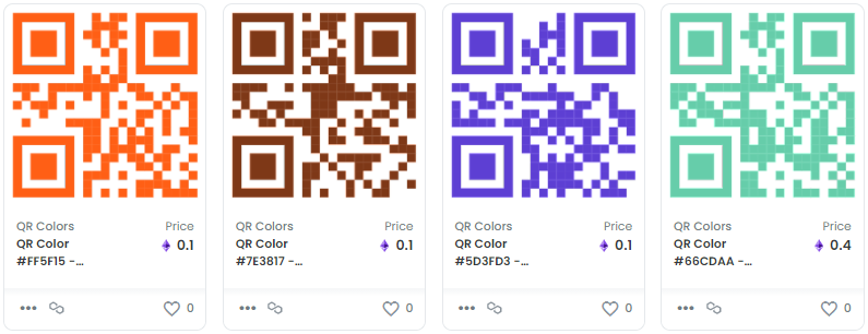 QRColors's tweet photo. @MoonOverlord What's your favorite color? 
🟠🔴🟡⚪️⚫️🟤🟣🔵🟢
Purchase its QR Color NFT or make an offer right now on @OpenSea
https://t.co/Q1UWaaZB5j
Follow and RT 🔥
#QR_Colors #NFT #NFTs #NFTCommunity #nftcollector https://t.co/GcTVOzRAgc