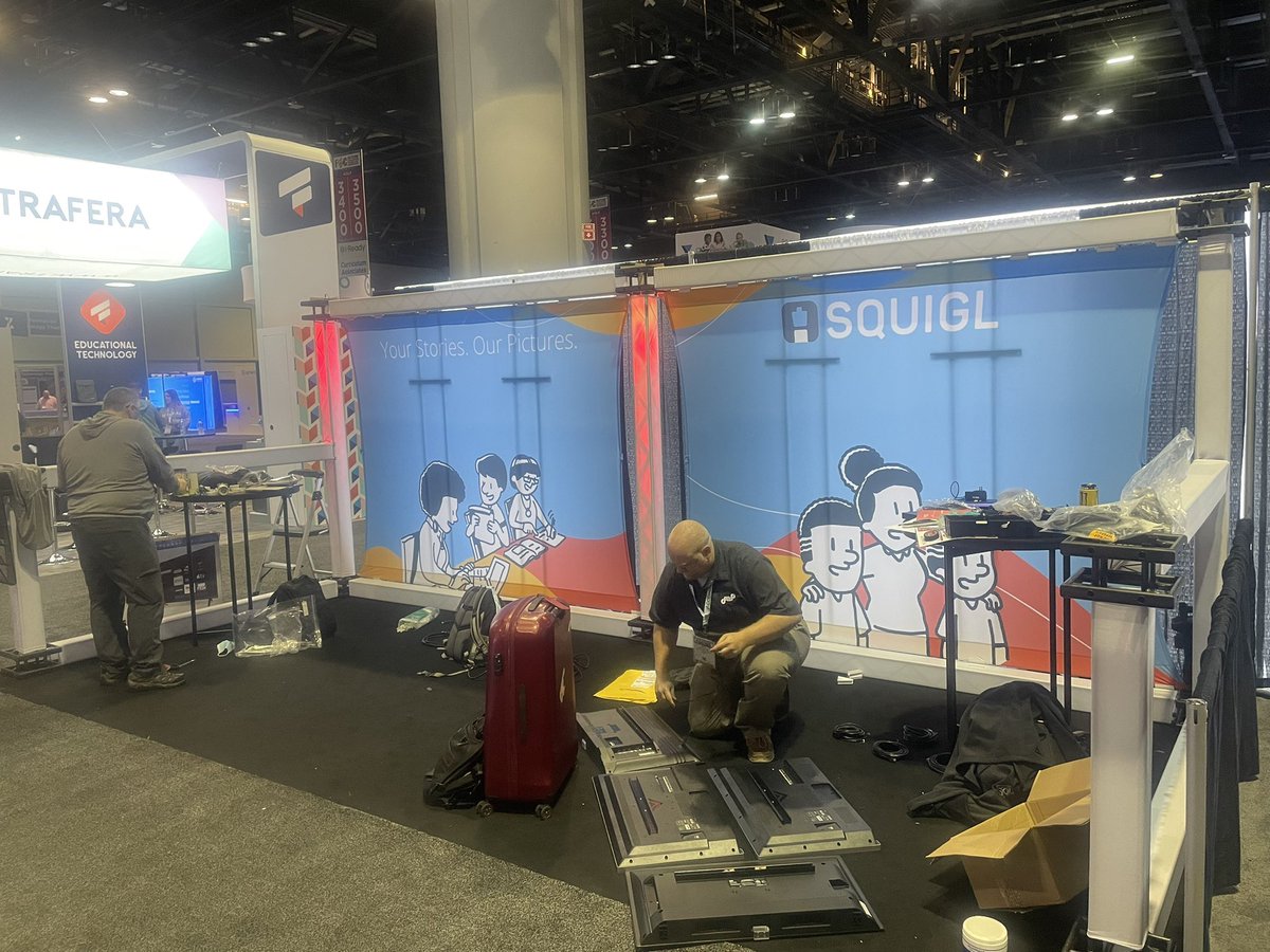 squiglit's tweet photo. Almost show time! #FETC 
Come find us at Booth 3740!
#edTech #Squigl #microsoftpartners https://t.co/L0ZWTMMl6D