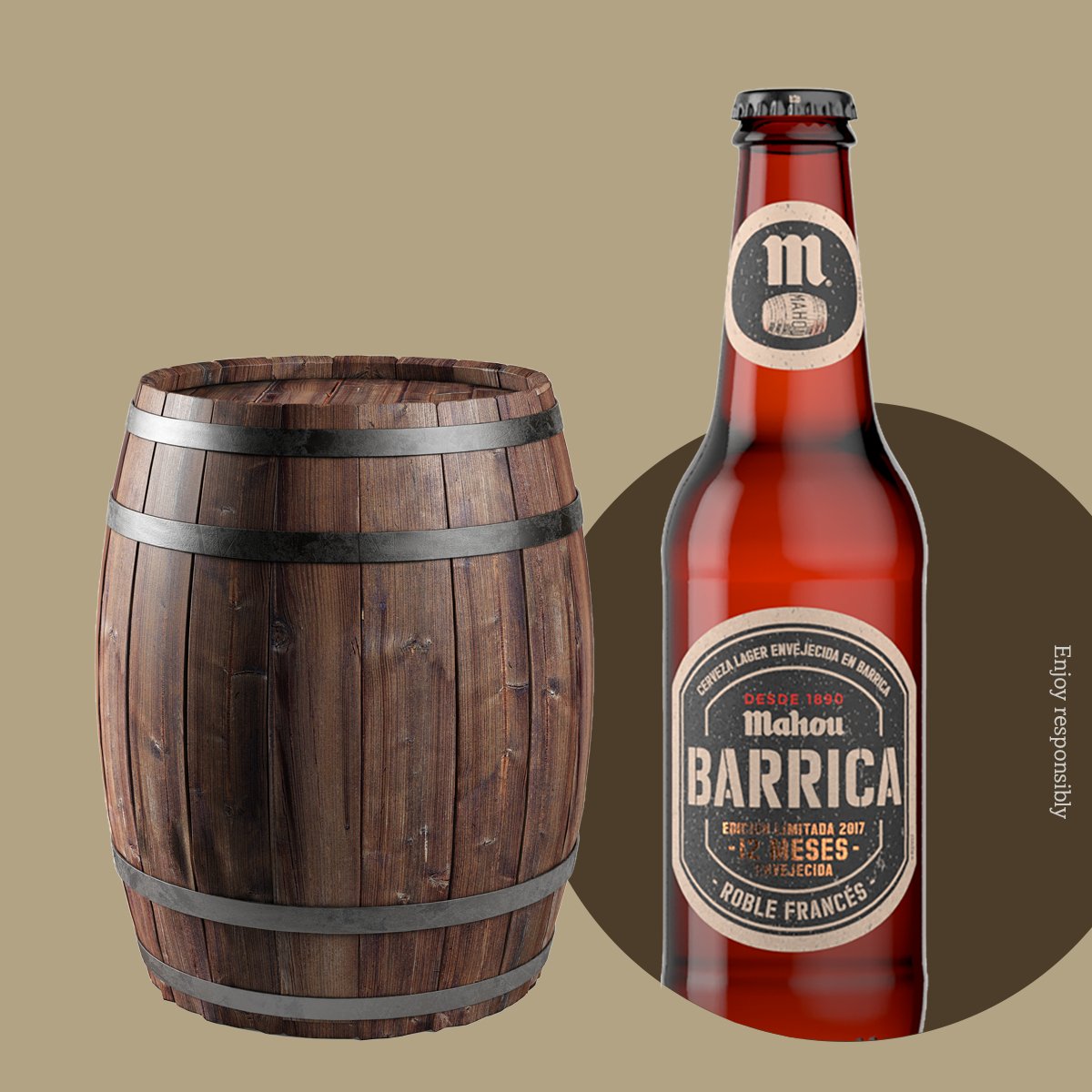 Our Barrica beer, made in oak barrels and with its intense golden color and dense foam, is a dream for every brewmaster with a love for traditional flavors such as almonds or cereal. Tag someone who you know would love this beer!