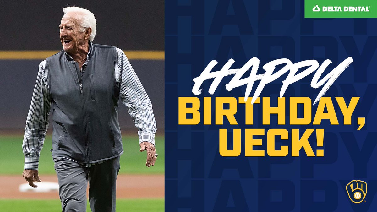 Brewers's tweet photo. Happy birthday to the GOAT!

Help us wish Mr. Baseball a very happy 88th.

#DeltaDentalBirthdays https://t.co/3C4hq8h6bH