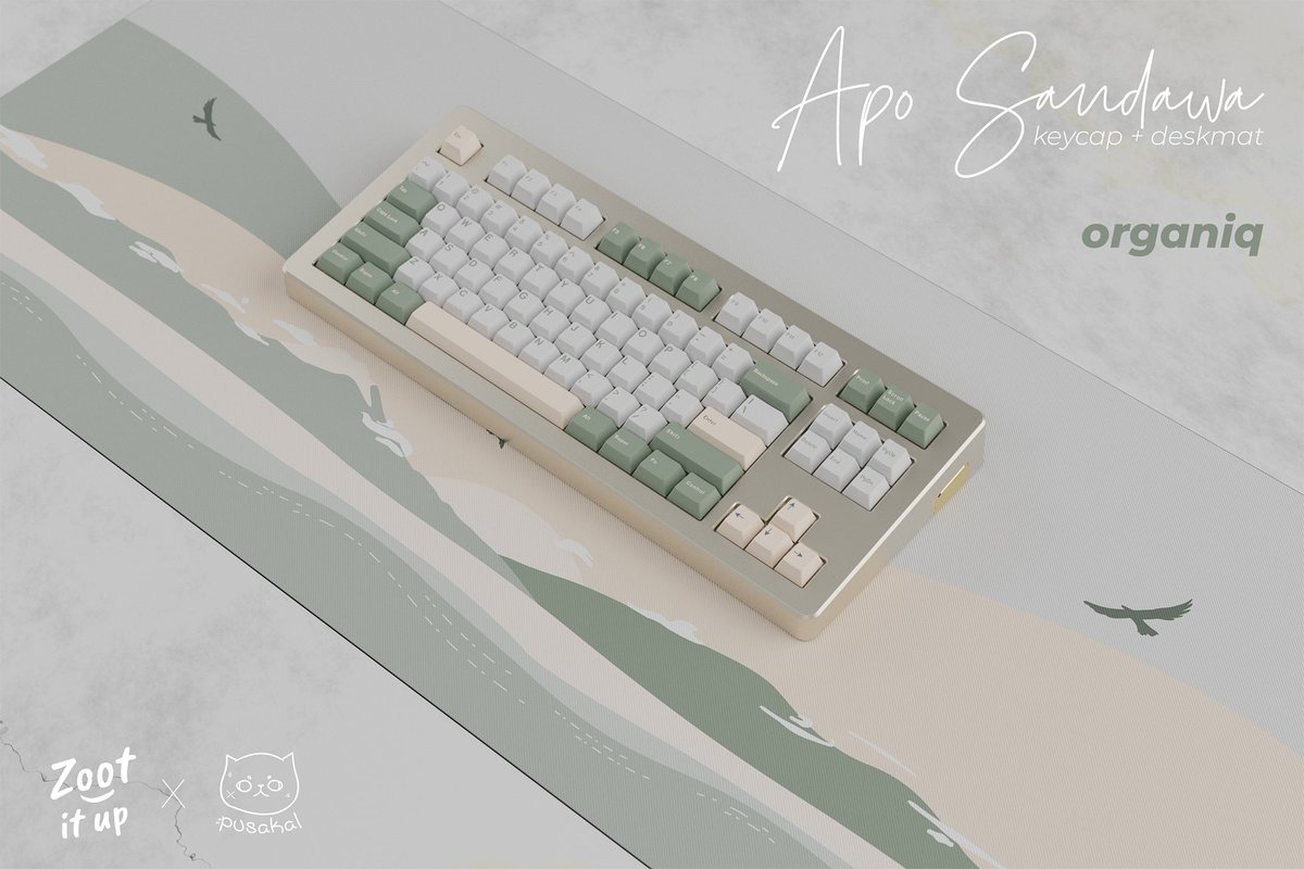 PusakalMKB's tweet photo. Keycap Kits to match the Apo Sandawa deskmats! #mechanicalkeyboard #keyboard #mechanicalkeyboards #keycaps #customkeyboard #gamingkeyboard #gaming #mechanical #geekhack #cherrymx #gamingsetup #keyboards  #mechkeyboard #artisankeycap #pcmasterrace #pcsetup #gamer #desksetup #pc https://t.co/2qT5vE7b5C