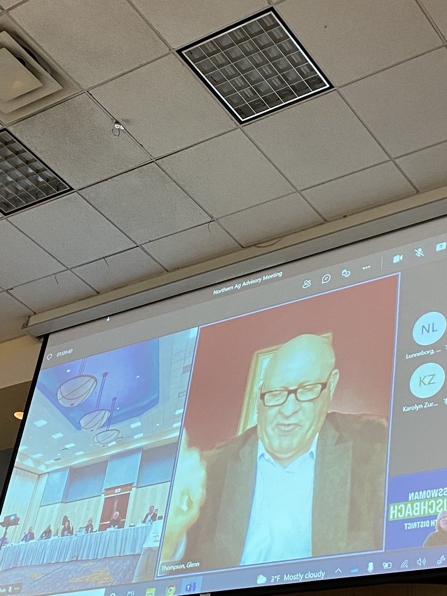 We are providing input on recent #dairy actions on Dairy Margin Coverage and future Farm Bill programs with <a href="/FischbachMN7/">Michelle Fischbach</a> and <a href="/CongressmanGT/">Glenn "GT" Thompson</a> of Pennsylvania this morning. Board member Bob Dombeck is representing us on this advisory committee today. We thank the Representatives!