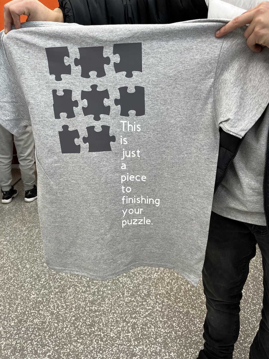 Students understanding mental health is so valuable!!! Shout out to our student J for creating these shirts for a local mental health facility!!