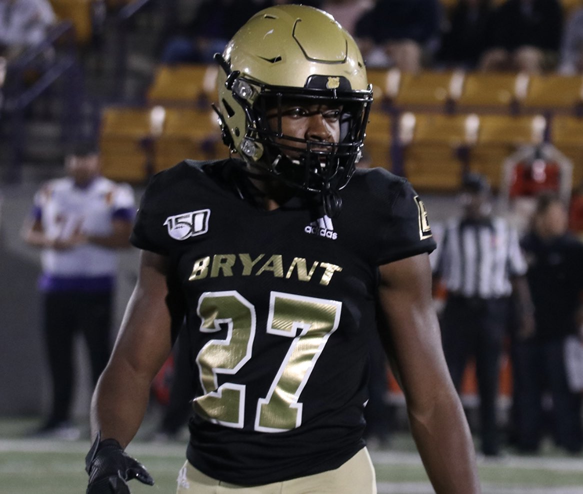 KamalieP's tweet photo. After a great visit and talk with coach Merritt I’m blessed to say I’ve received a offer to further my academic and athletic career at Bryant University!!! @CMerrittMT @CoachLakatos_BU https://t.co/VeqMwkAt3C