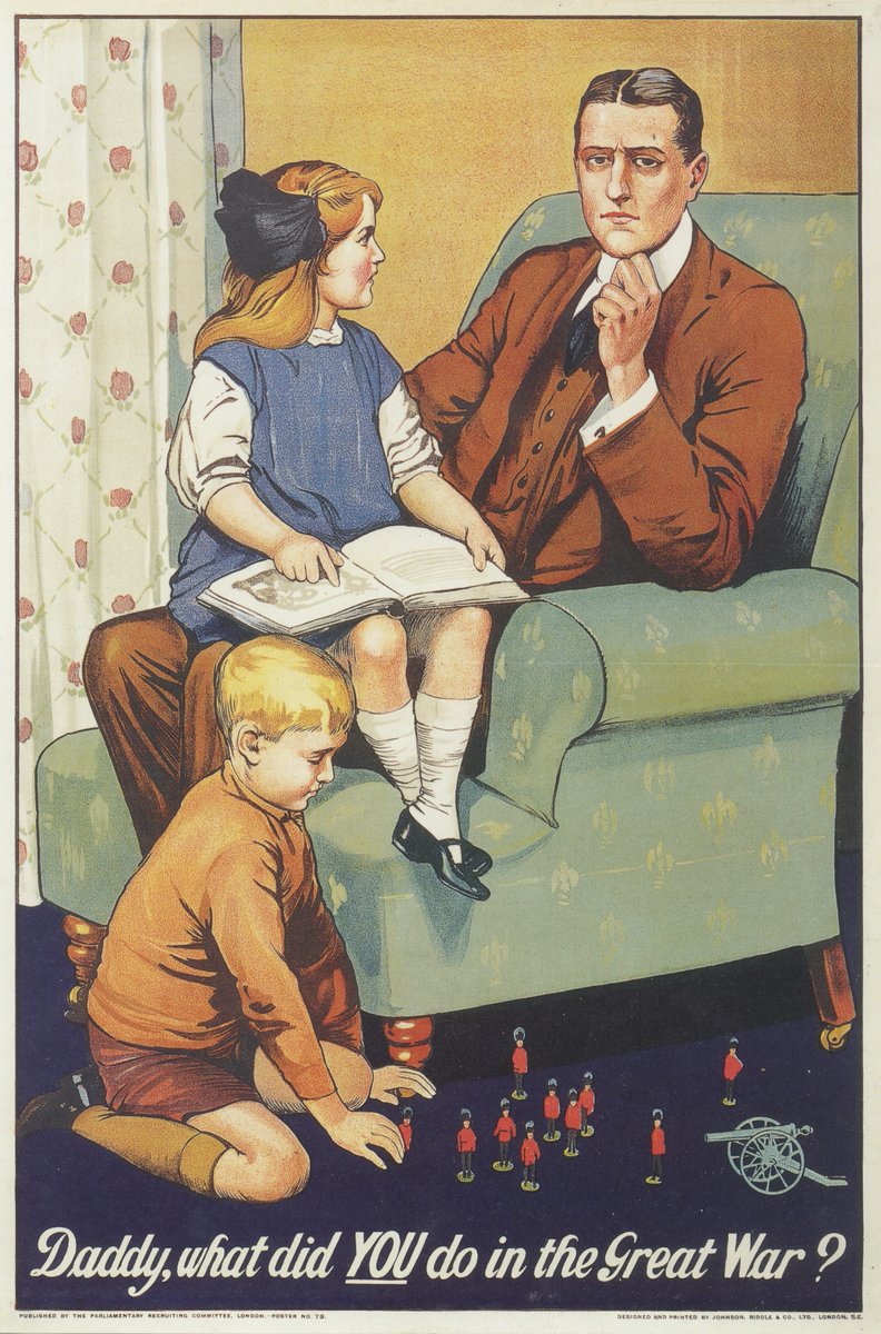 CRACKLTW's tweet photo. "Daddy, what did YOU do in the Great War?" was a war recruitment poster from 1915. 
You must have seen its meme picture.

Don't wait for your child to ask you in the future！

#NFTCommunity #nftart #NFTs #meme #cryptocurrency https://t.co/dHUiLrMAhy