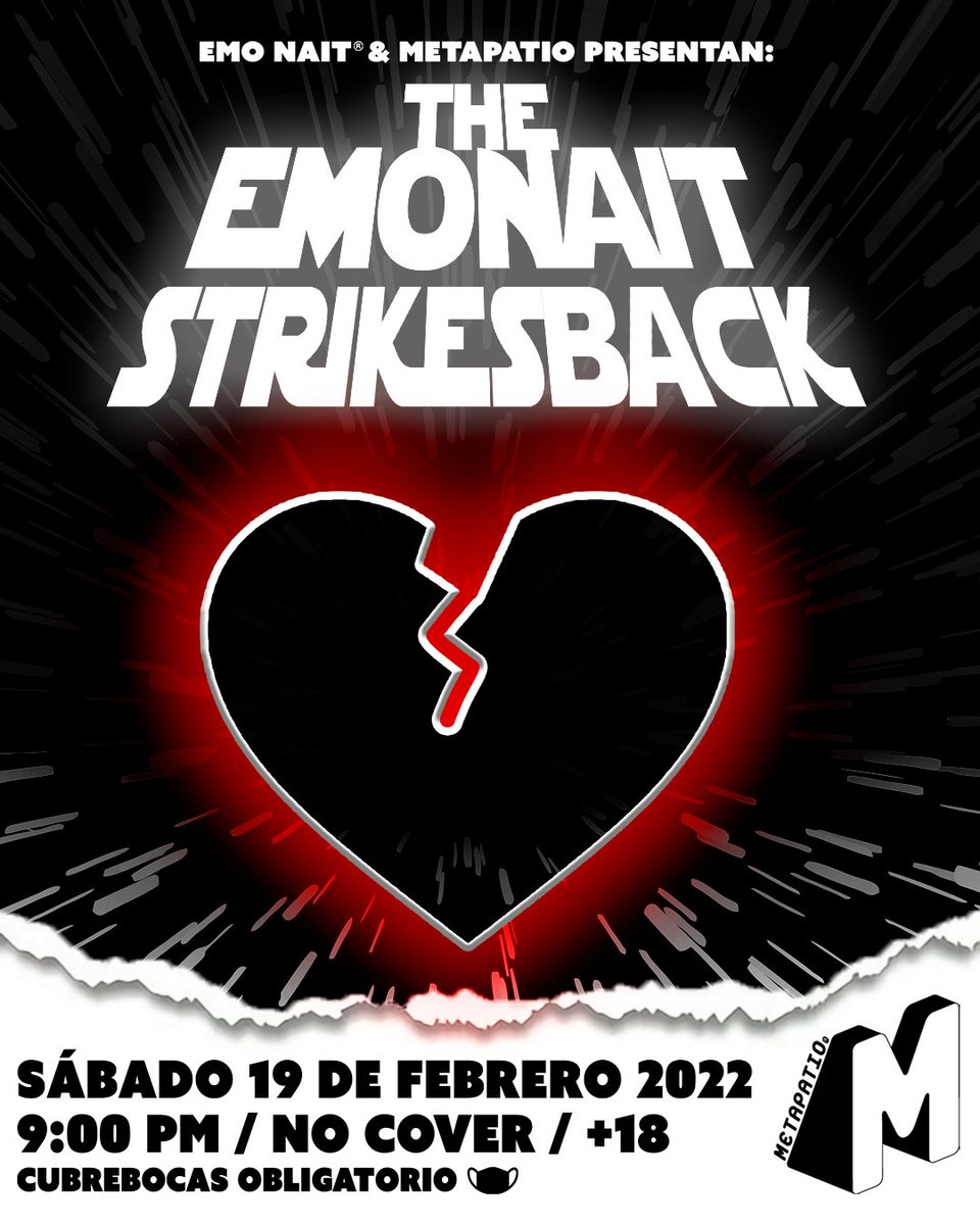 We're back, for good. 
Nos vemos este sábado 19 de febrero en Metapatio
No cover, see u there.