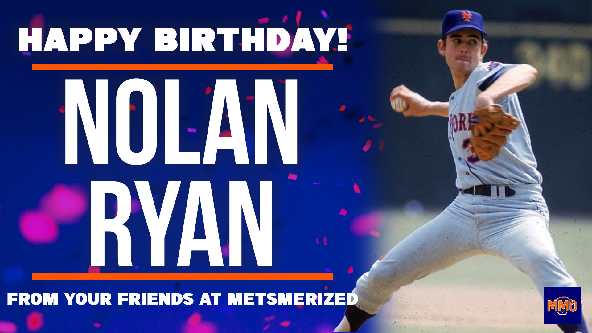 Happy Birthday to one of the greatest pitchers in MLB history and 1969 World Series Champion, Nolan Ryan! 