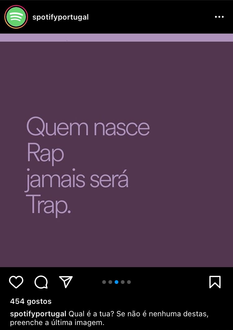 Spotify Portugal a espalhar ignorância nas redes sociais. 🤦‍♂️