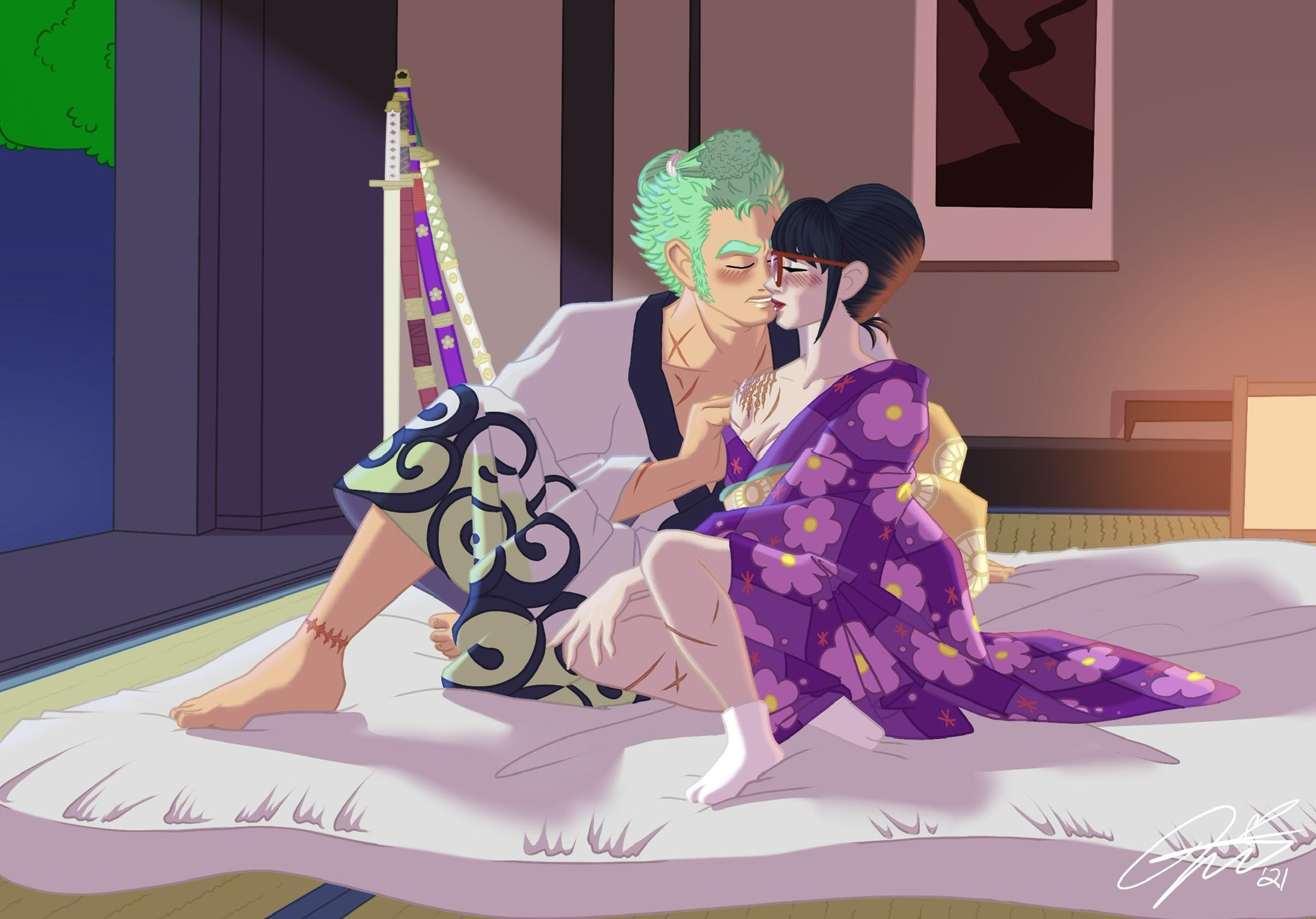 Jessica Queen Of Corgis There Was Only One Bed In Wano Full Uncensored Version On My Patreon T Co Jw7fmd6b9l ゾロたし Zotash Zoro Tashigi たしぎ Onepiece Wano ロロノア ゾロ T Co Istmc7es3n