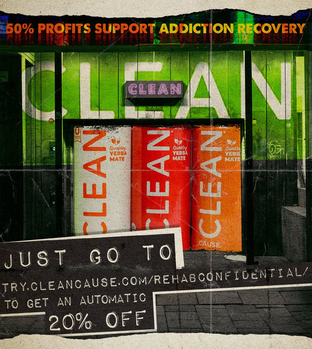 Amazing yerba mate with the dopest cause:  helping people recover. By supporting our sponsors you're supporting us at <a href="/rehabconfident/">Rehab Confidential Podcast</a>  Use our code for 20% off.  try.cleancause.com/rehabconfident…
<a href="/cleancause/">CLEAN Cause</a> #supportaddictionrecovery #cleancaffeine  #bestyerbamate 
ad by <a href="/bkyoungus/">El Bruché</a>