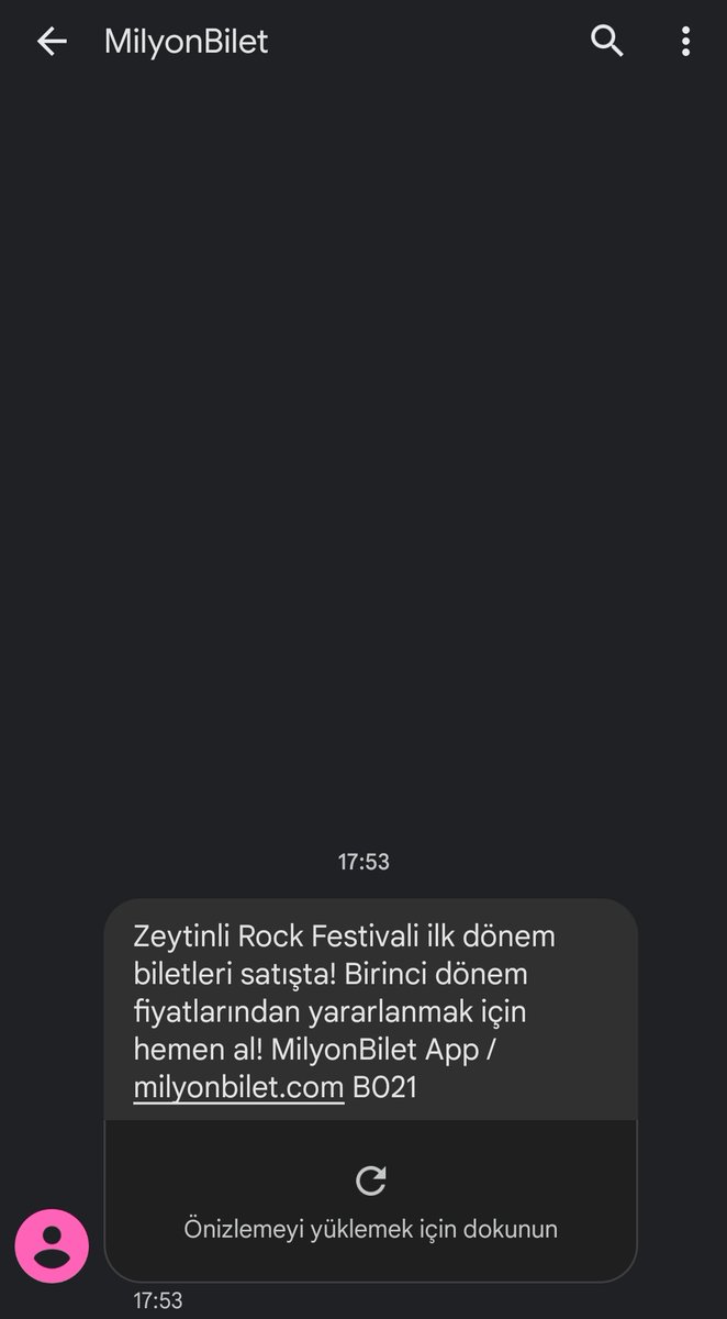 Geçti kardeşim bizden o işler mesaj atıp aklımı bulandırma benim