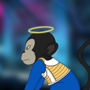 <a href="/kyoto3088/">Kyōto 3088</a> holders will soon have the opportunity to mint a free pet like this cute Vegeta Monke. 

The pets will be mintable soon, check the discord for more details discord.gg/kyoto3088 🌸