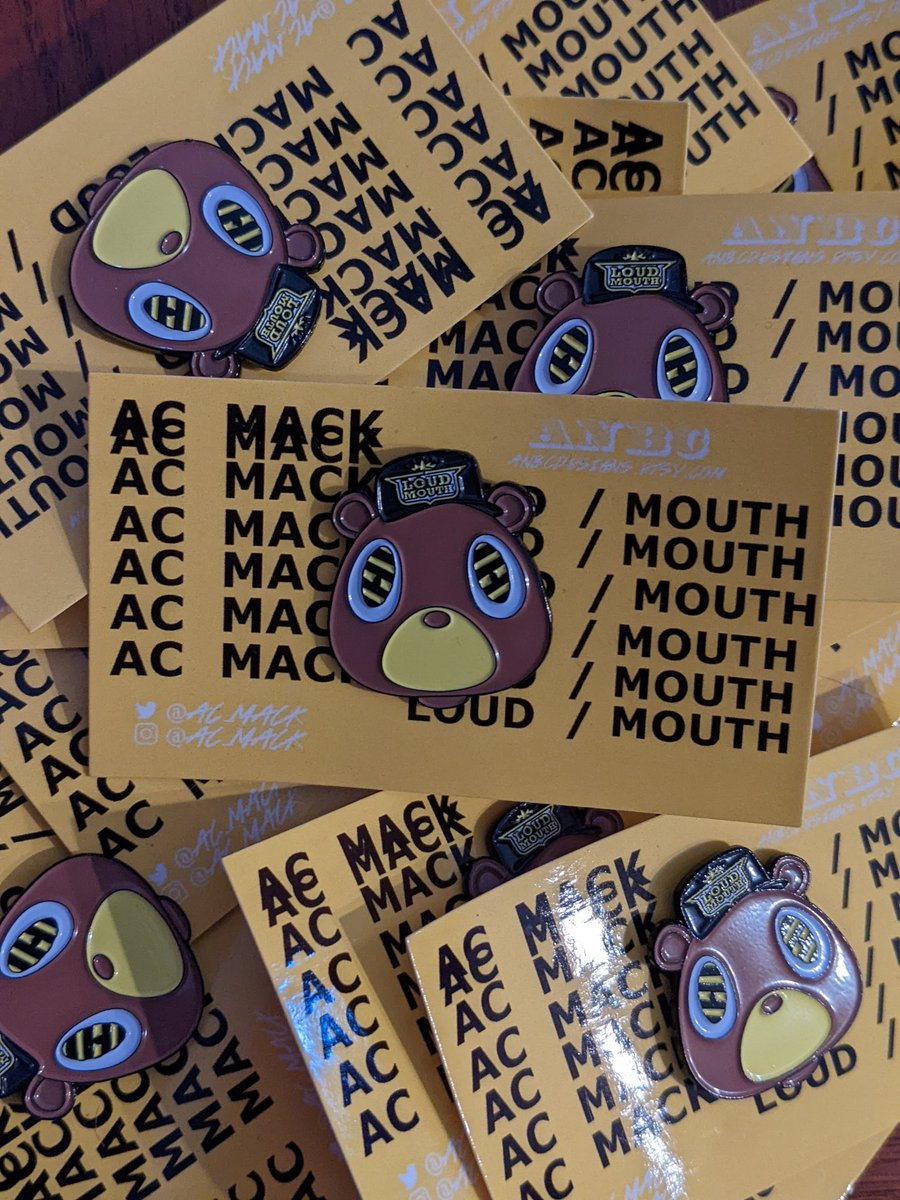 blountymcfly's tweet photo. I've known @AC_Mack for a few years now &amp; as much as we've talked about wrestling, we've also talked the same amount, if not more, about music, fashion and especially Kanye!

So with this jacket of course there's a whole bunch of Kanye references on it. See em all here! https://t.co/s081xIj6Vw