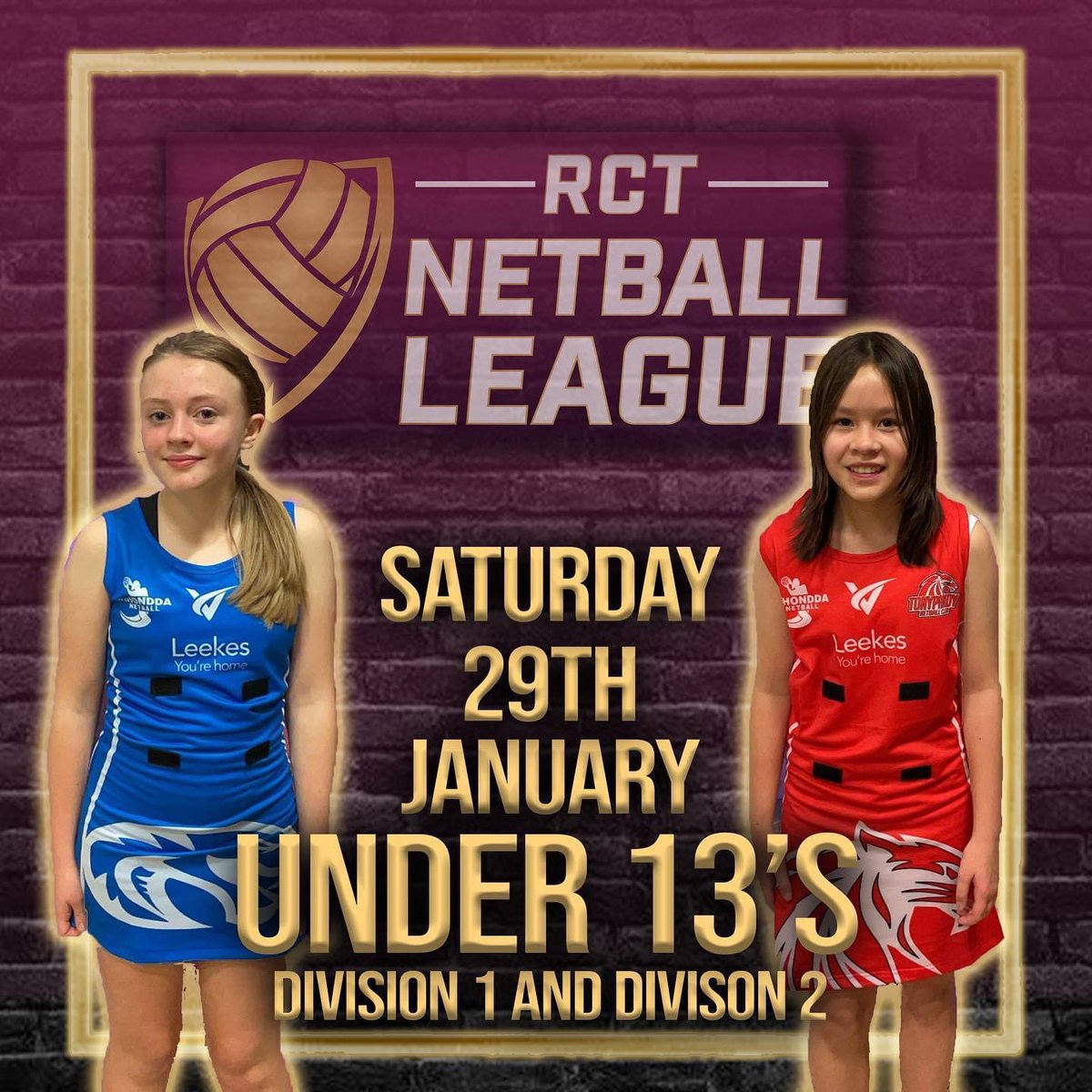 Under 13s… who’s ready for games?! Check out our website for more information💪🏻🏐 <a href="/RhonddaNetball/">Rhondda Netball</a>