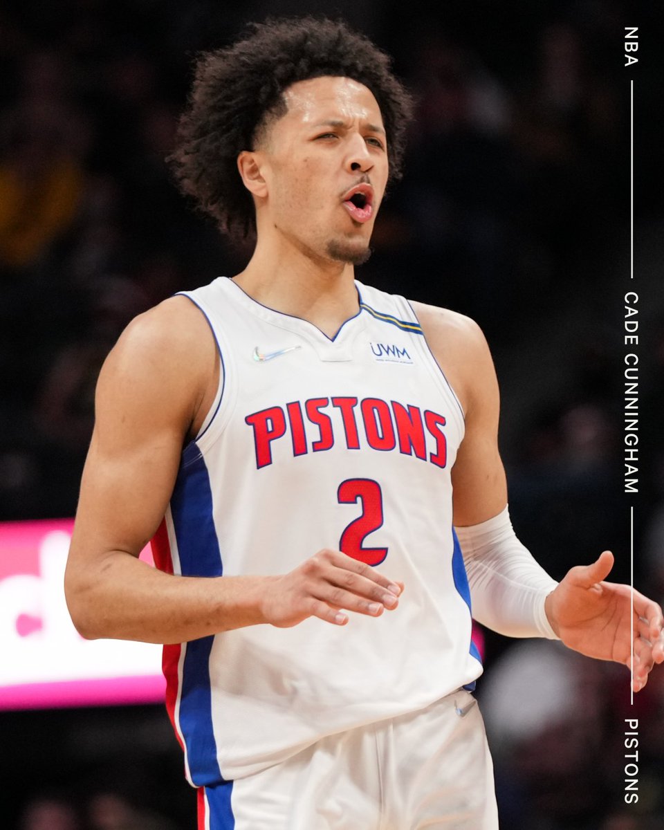 TheAthleticNBA's tweet photo. In Detroit, a star is being born. 

The Pistons will return to relevancy sometime soon, @JLEdwardsIII writes.

And Cade Cunningham is the reason why.

More: https://t.co/5FMmIVH3t3 https://t.co/XCjBsEOhfw