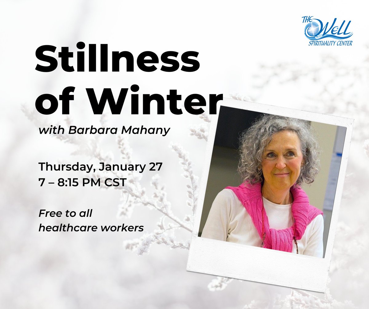 Did you know that we are offering our upcoming program, Stillness of Winter, for free to all healthcare workers? Share this post to spread the word and we will see you tomorrow! ❄️ 💗