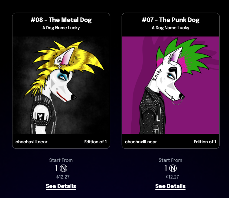 lucki_ry's tweet photo. New drops @ParasHQ 

A Dog Name Lucky 8/50
Let go adopt me. 💕
https://t.co/G44D8iudij

Thank you

#NEAR #NEARnft #NEARProtocol #NEARverse #NFTCommunity #NFTdrop #NFTartists #nftart #NFTthai #evileyebrowdog #dogwitheyebrows #LuckiRy https://t.co/bGz5wcbabz