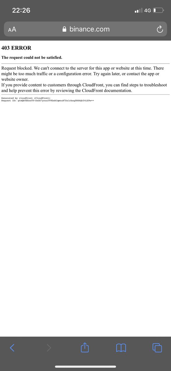 FXT2020's tweet photo. @binance any idea when the site and app will be back up!! Been trying 20 mins to get in and unable! I’m live trades and need to get in now!! #Crypto #Binance https://t.co/MxxDBDI5S6