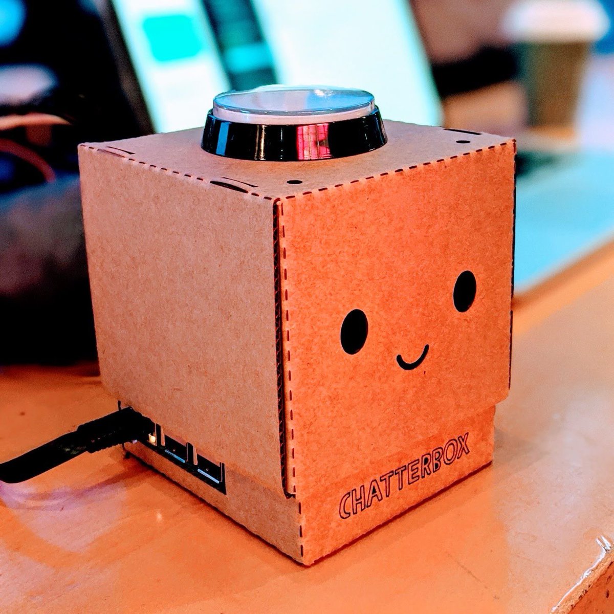 Come on by Booth 4407sp and check out the build-it-yourself, teach-it-yourself smart speaker for kids 9 and up! Try Chatterbox yourself! #FETC