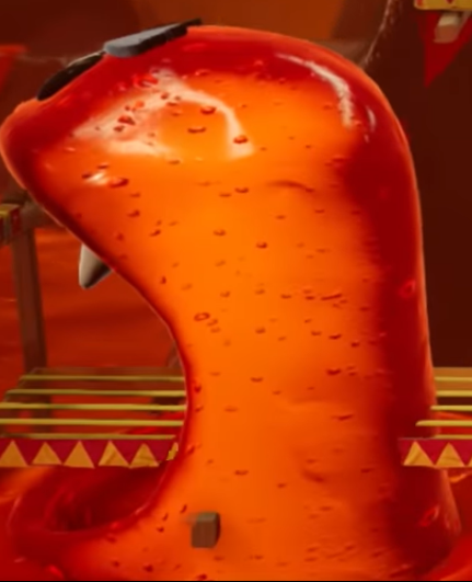 slimeperday's tweet photo. The slime of the day is the Gargantua Blargg from the Yoshi's Island series! Requested by @BigTasty0621 https://t.co/JMcBLxDRwE