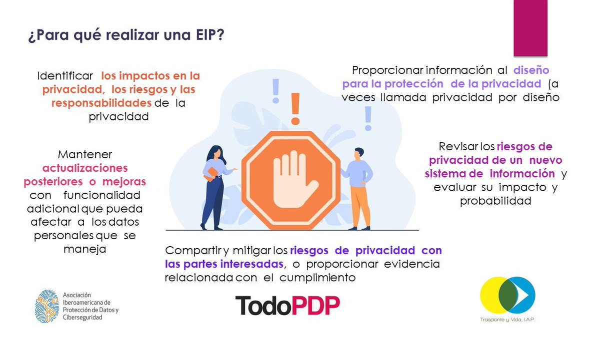 aipyc_org's tweet photo. ¿Cumples con la normativa?
¿Sabes cuál es la finalidad de realizar una Evaluación de Impacto en la PDP?
Inscríbete!!! https://t.co/uGYvgWaTQP
#TallerConCausa
#UnaEsperanzaParaBrenda
#ProtecciónDeDatosPersonales
#EvaluaciónDeImpacto #TratamientoDeDatosPersonales #DatoSensible https://t.co/urdxgjlCnu